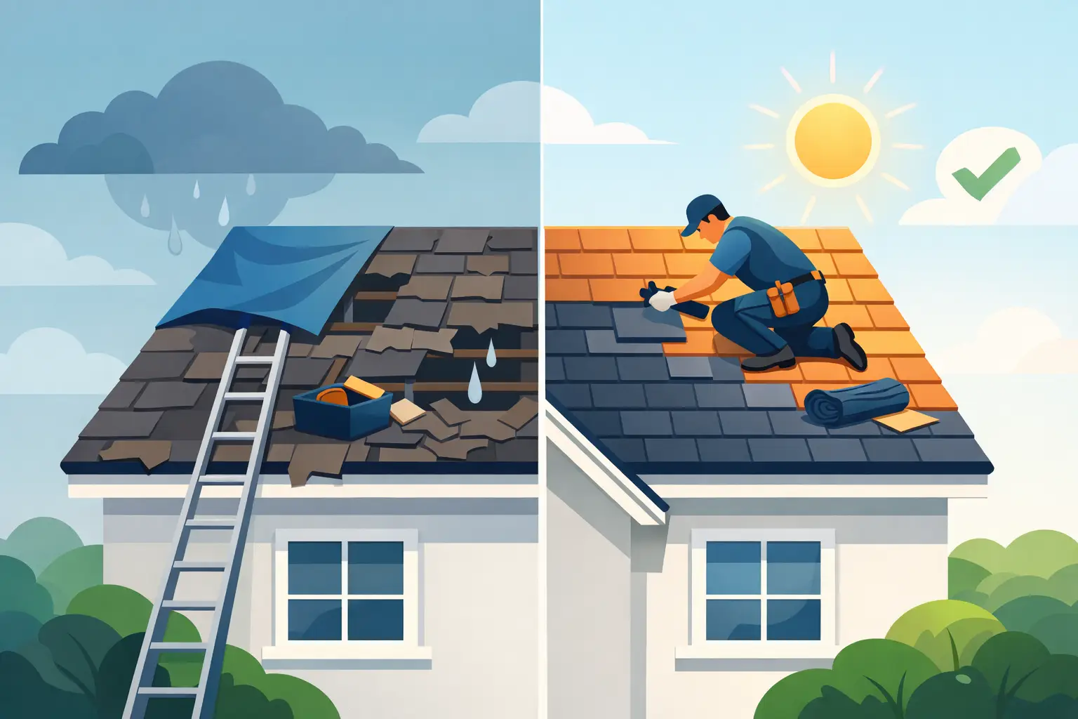 Can a Roof Be Repaired Instead of Replaced?