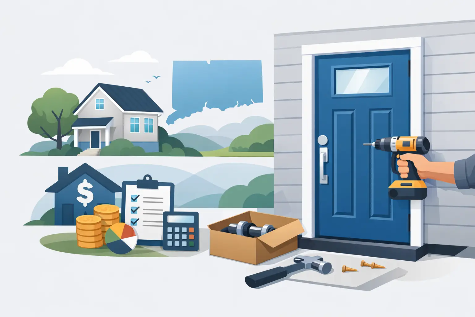 Entry Door Replacement Cost in Connecticut