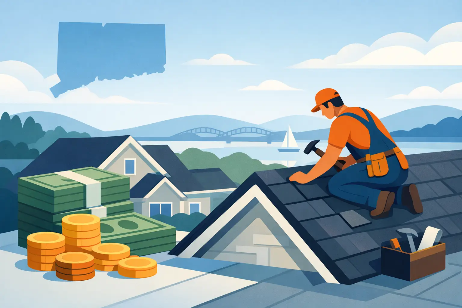 How Much to Get a Roof Repaired in Connecticut