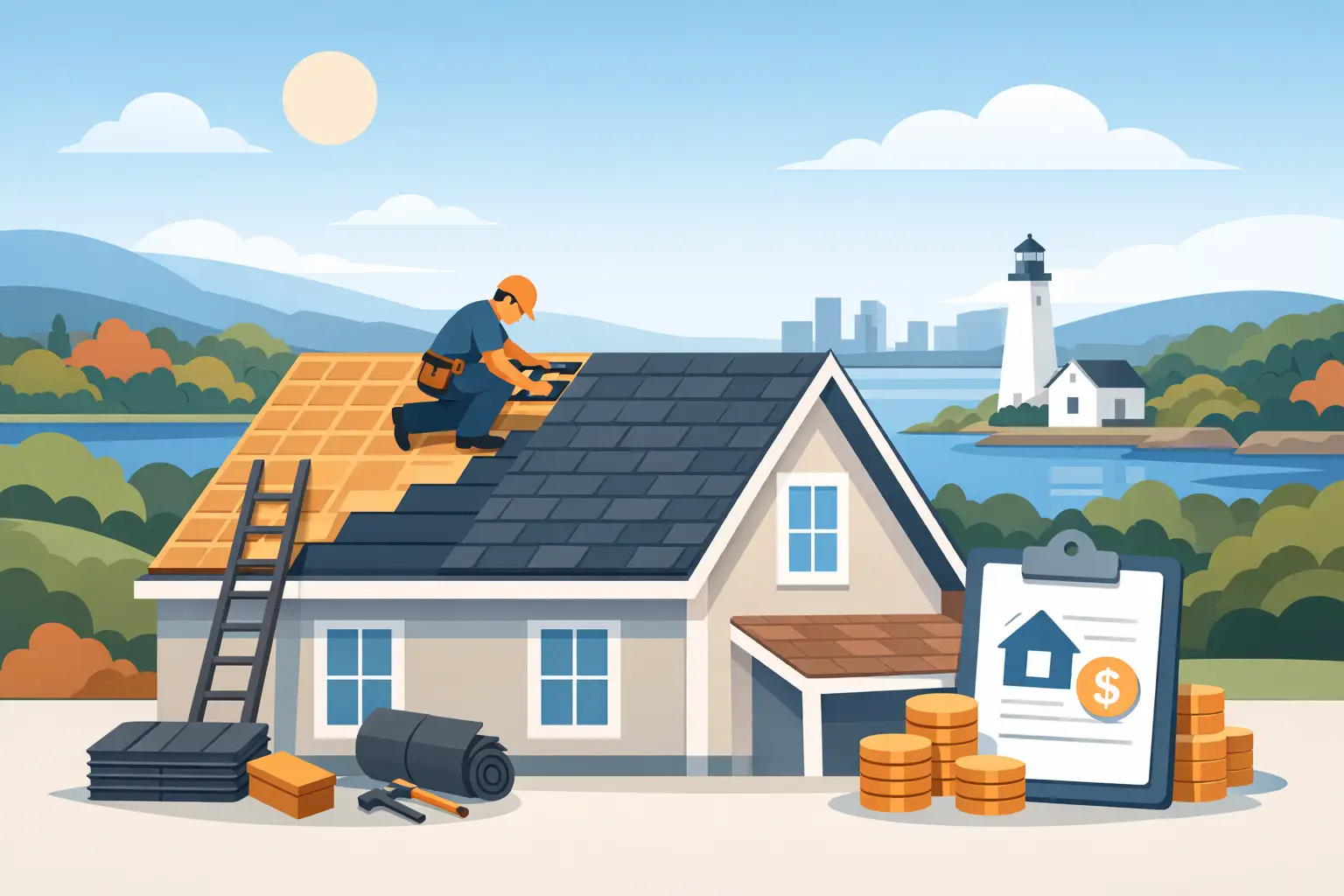 Roof Replacement Cost for a House in CT