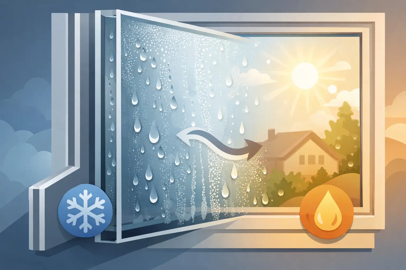 Why Window Condensation Between Panes Happens