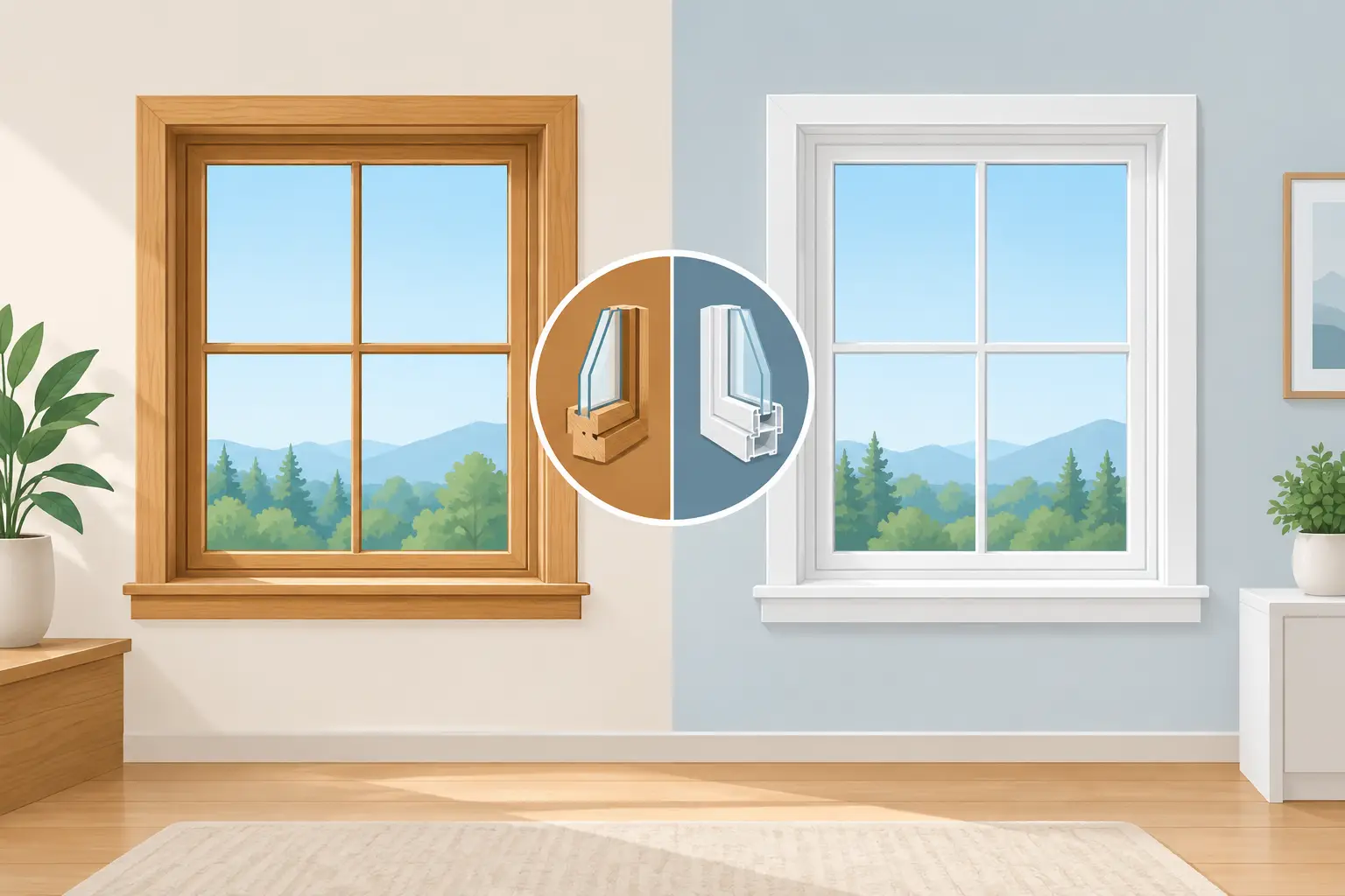 Wood Windows Versus Vinyl Windows Compared